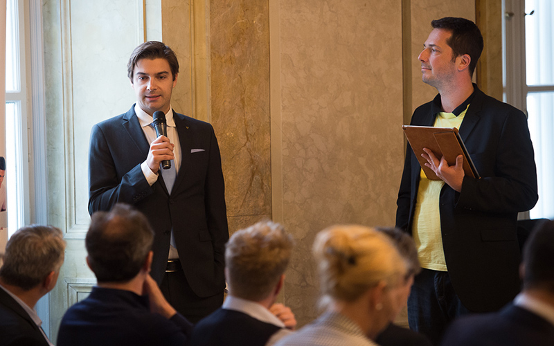 Our Partner Alexander Rapatz (on the left) was part of the Jury at the CA Technologies Startup Challenge.