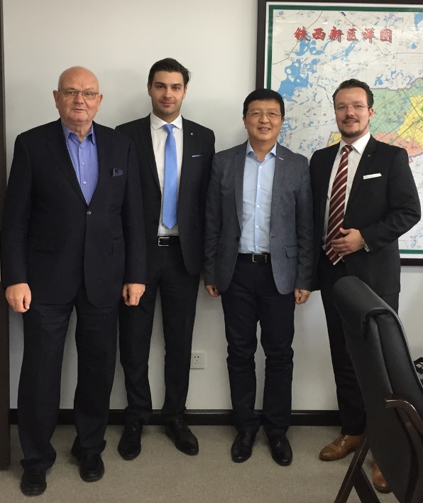 Venionaire met representatives of a technology park in Shenyang.