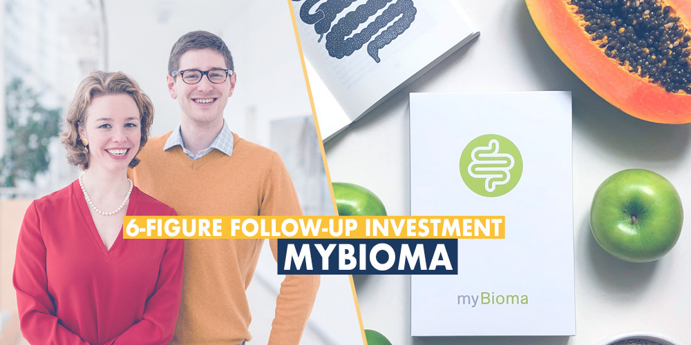 Founders of myBioma after follow-up investment round