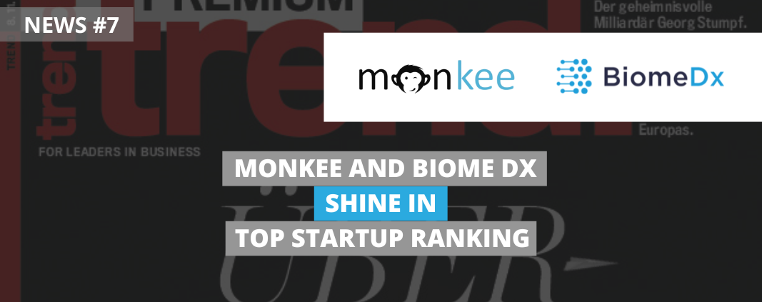 Monkee and Biome Diagnostics Shine in Top Startup Ranking