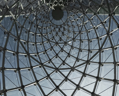 Building construction with a lot of structure