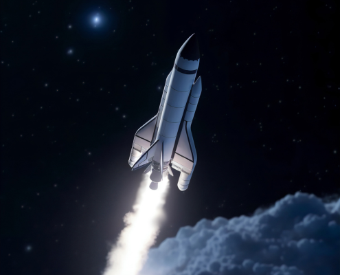 Holographic Rocket connected with other rockets